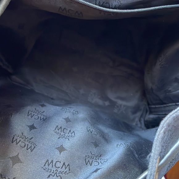 MCM Black Canvas Backpack ✨ - Picture 9 of 10